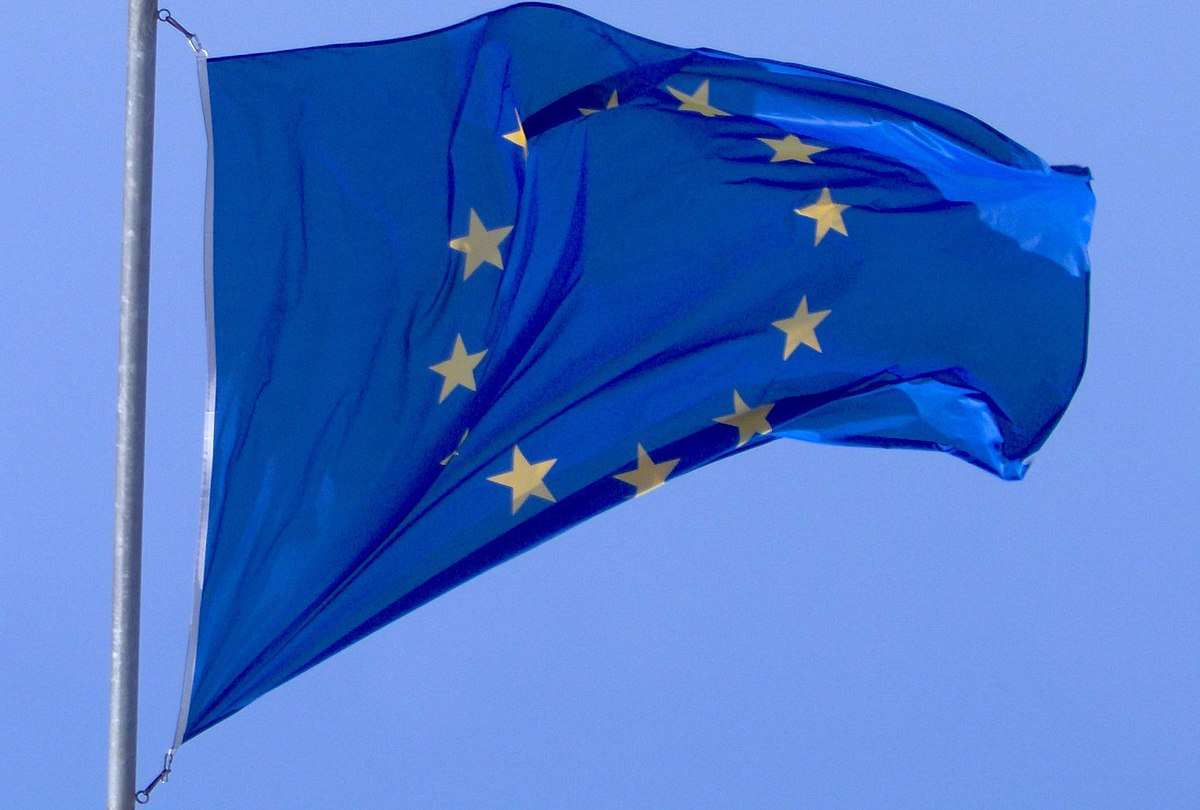 EU Fahne Paula Hist. Hintergrund